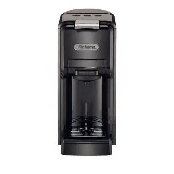 Ariete 1304/1 Macchina da caffè a cassetti, 1350W, Capacità serbatoio 0,7L, Pressione 19 bar, 2 tipologie di caffè, Capsule Nespresso* e Dolcegusto*, Cialde e Polvere, Nero , 160028