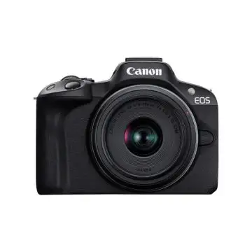 Canon EOS R50, Black + RF-S 18-45mm F4.5-6.3 IS STM Kit MILC 24,2 MP CMOS 6000 x 4000 Pixel Nero , 147086