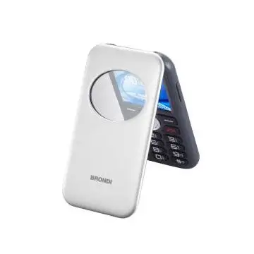 Brondi Window Flip 2 telefono cellulare Dual Sim | Argento , 160590