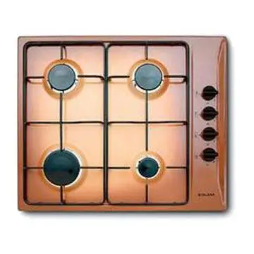 Glem Gas GTL64TF Piano Cottura Da incasso Marrone 4 Fornelli , 142854