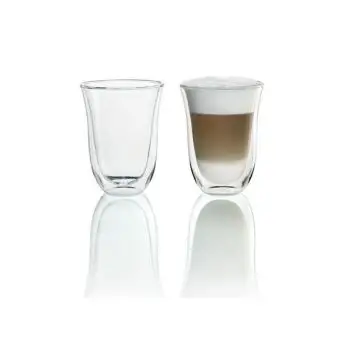 De’Longhi 5513214611 bicchiere da caffè Trasparente 2 pz 220 ml , 138888