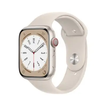 Apple Watch Series 8 GPS + Cellular 45mm Cassa in Alluminio color Galassia con Cinturino Sport Band Galassia - Regular , 143711