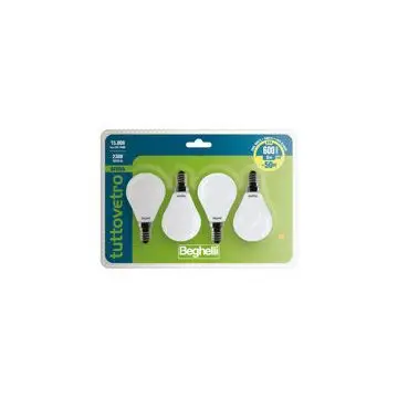BEGHELLI LAMP. LED SFERA 5W E27 4000K# , 144335