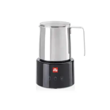 Illy Milk Frother 23760 Montalatte Scaldalatte Nero Acciaio inox , 153970