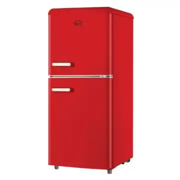 DCG Eltronic MF110RCDP Frigorifero con Congelatore Libera installazione Doppia Porta 110 L Rosso , 154205