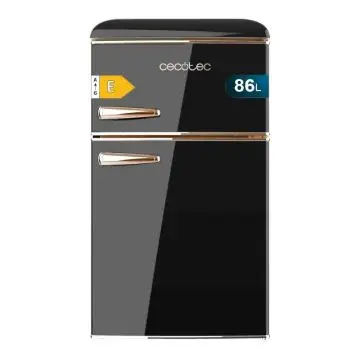 Cecotec Frigo Bolero Coolmarket 86 Nero e finiture Oro , 154268