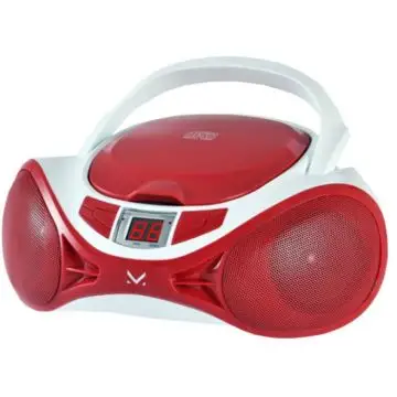New Majestic AH-1262R Boombox CD Radio FM USB Portatile , 154641