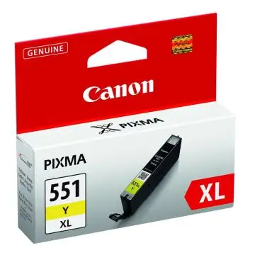 Canon CLI-551XL Y cartuccia d'inchiostro 1 pz Originale Resa elevata (XL) Giallo , 83823