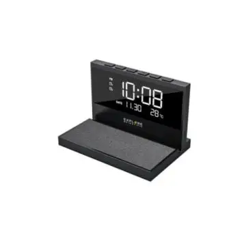 Explore BCC-2002 Sveglia Ricarica Wireless Disp LED Doppio All , 156251