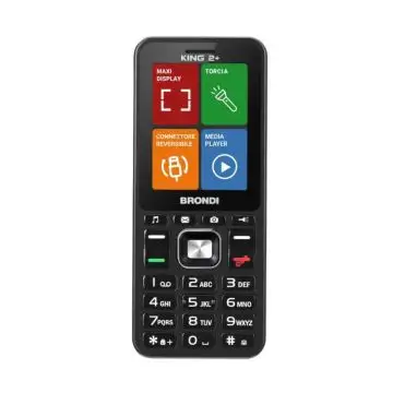 Brondi King 2 Cellulare Dual SIM Tasti Grandi , 156508