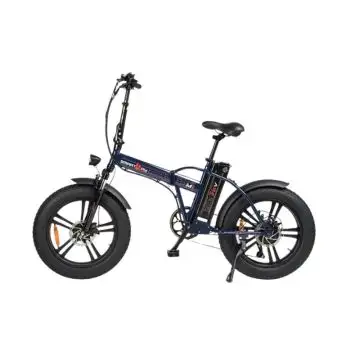 Smartway M1TR3SCB E-bike Fat Pieghevole con Telaio in Acciaio Shining Blue , 156512