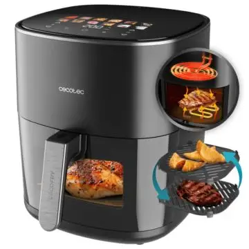 Cecofry&Grill Duoheat 6500 Friggitrice ad aria con doppia resistenza 6,5 litri 2200 W , 157006