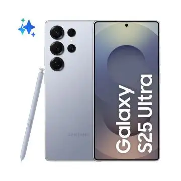 Samsung Galaxy S25 Ultra Smartphone AI Display 6.9'' QHD+ Dynamic AMOLED 2X Fotocamera 200MP RAM 12/256GB 5.000 mAh Titanium Silverblue , 157128