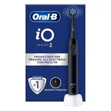 Oral-B iO 2 Spazzolino Elettrico Nero 1 Testina Di Ricambio 1 Spazzolino , 157978