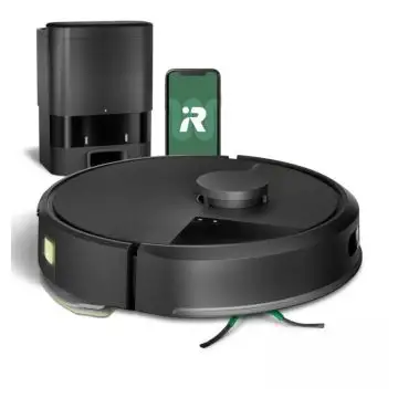 Roomba Irobot 105 Combo con Stazione di Ricarica e Svuotamento Robot Aspirapolvere 2-in-1 lava e aspira , 158171