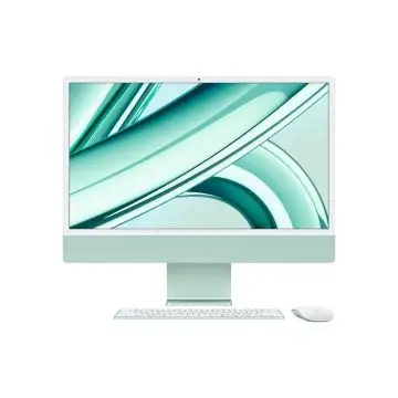 Apple iMac con Retina 24'' Display 4.5K M3 chip con 8‑core CPU e 10‑core GPU, 256GB SSD - Verde , 150883