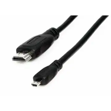 nuovaVideosuono HDMI-micro HDMI 1.5m M-M cavo HDMI 1,5 m HDMI tipo A (Standard) HDMI tipo D (Micro) Nero , 65155