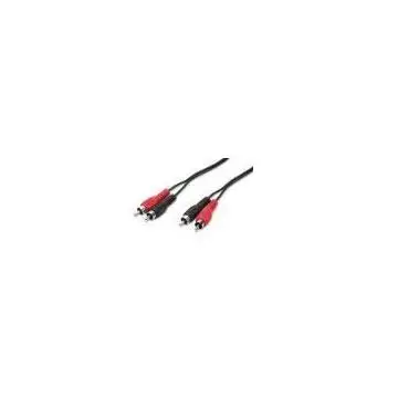 nuovaVideosuono 2xRCA-2xRCA 1.5m M-M cavo audio 1,5 m Nero , 21805