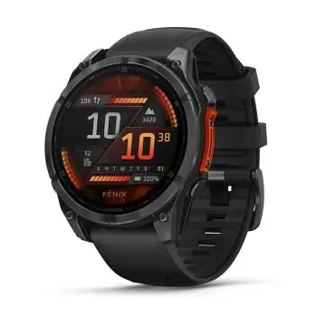 Garmin Fenix 8 3,56 cm (1.4") AMOLED 47 mm Digitale 454 x 454 Pixel Touch screen Nero Wi-Fi GPS (satellitare) , 156076