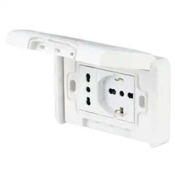 POLYPOOL PP6097X presa energia 2x AC Bianco , 150620