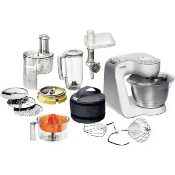 Bosch Styline robot da cucina 900 W 3,9 L Acciaio inox, Bianco , 157880