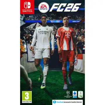 Electronic Arts EA SPORTS FC 26 Standard Cinese semplificato, Cinese tradizionale, Tedesca, DUT, Inglese, ESP, Francese, ITA, Giapponese, Coreano, Portoghese, Russo Nintendo Switch , 161185