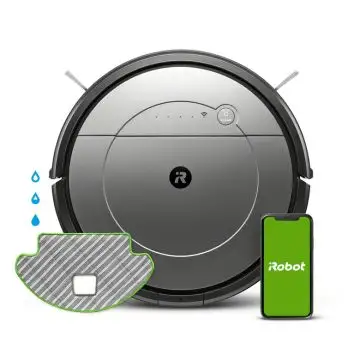 iRobot Roomba Combo Kit aspirapolvere robot 0,45 L Senza sacchetto Nero, Grigio , 149481