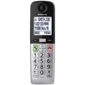 Panasonic KX-TGU430EXB Telefono Cordless Nero e Argento  , 154264
