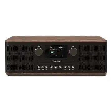 Pure Classic C-D6 Radio Portatile Digitale Nero, Noce , 156415
