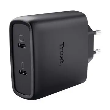 Trust Maxo Caricabatteria a 2 porte USB-C GaN da 65 W , 162233
