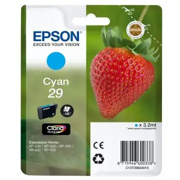 Epson Strawberry Cartuccia Fragole Ciano Inchiostri Claria Home 29 , 100157