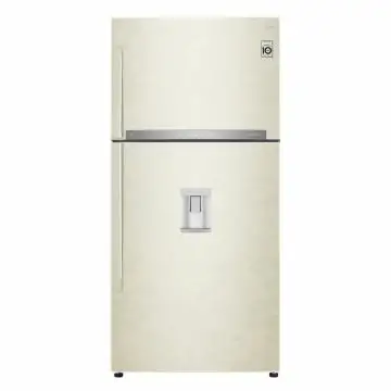 LG GTF916SEPED Frigorifero doppia porta maxi, Classe E, 592L, Wi-Fi, Dispenser acqua, Sabbia , 160538