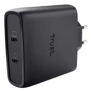 Trust Maxo Caricabatteria a 2 porte USB-C GaN da 100 W , 161719