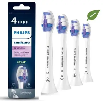 Philips S2 Sensitive HX6054/10 4x Testine per spazzolino sonico , 153396