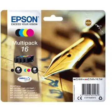 Epson Pen and crossword Multipack Penna e cruciverba 4 colori Inchiostri DURABrite Ultra 16 , 76686