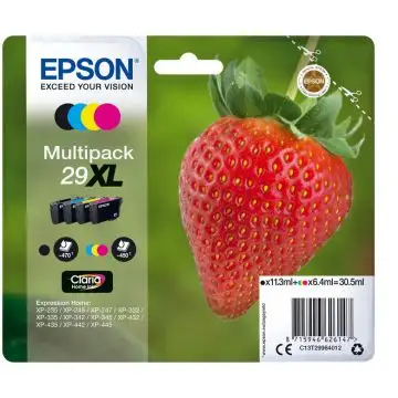 Epson Strawberry Multipack Fragole 4 colori Inchiostri Claria Home 29XL , 124300
