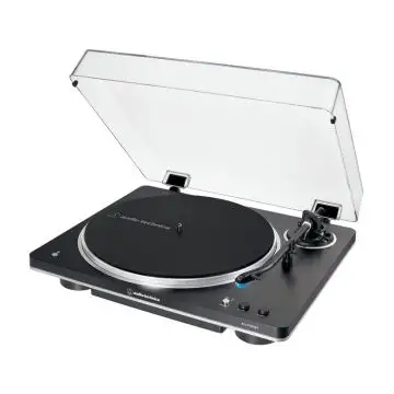Audio-Technica AT-LP70XBT Giradischi con trasmissione a cinghia Nero, Argento Completamente automatico , 155936