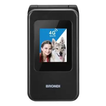 Brondi 10281080 cellulare 7,11 cm (2.8") Nero, Metallico Telefono cellulare basico , 155929