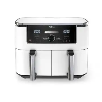 Ninja AF400EU Doppia 9,5 L Indipendente 2470 W Friggitrice ad aria calda Bianco , 158087