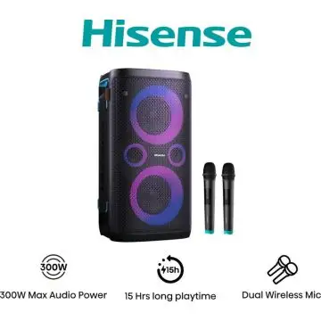 Hisense Partystorm 1 Cassa Portatile Bluetooth Con Effetti Luce 300 W Nero , 160789