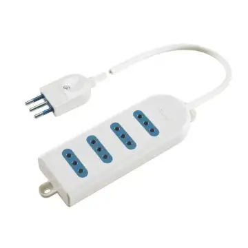 Poly Pool PP0387 prolunghe e multiple 1,5 m 4 presa(e) AC Interno Bianco , 103840