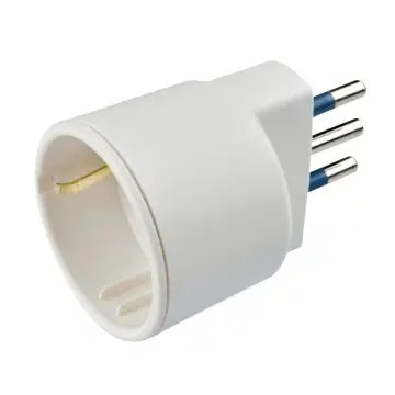 Poly Pool PP0433 adattatore per presa di corrente Tipo L (IT) Bianco , 103829