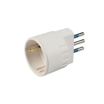 Poly Pool PP0433X adattatore per presa di corrente Tipo L (IT) Bianco , 103862