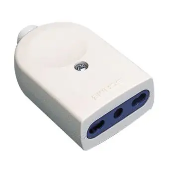 Poly Pool PP0466 presa elettrica 2P+T Bianco , 103828
