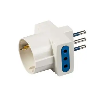 Poly Pool PP0467X adattatore per presa di corrente Tipo L (IT) Tipo L (IT) + Tipo F , 105416