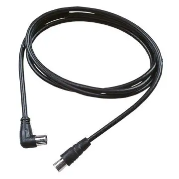 Poly Pool PP0619.1 cavo coassiale 1,5 m F Plug Nero , 103854