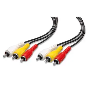 nuovaVideosuono 9/11 cavo audio 1,5 m 3 x RCA Nero, Rosso, Giallo , 103661
