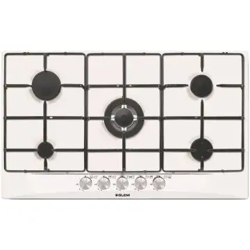Glem Gas GT955 Piano Cottura Da incasso 5 Fornelli Bianco  , 142837