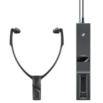 Sennheiser RS 2000 Con cavo e senza cavo Cuffie Stetoscopiche MUSICA Nero , 131255