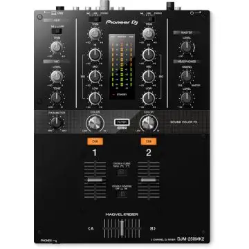 Pioneer DJ DJM-250MK2 mixer audio 2 canali 20 - 20000 Hz Nero , 108726